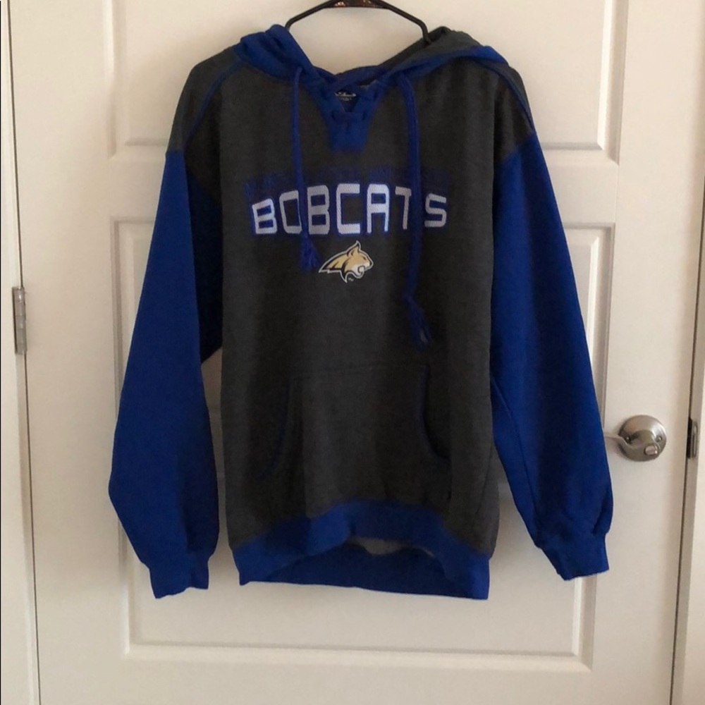 Blue & grey bobcat (Montana state) sweatshirt
